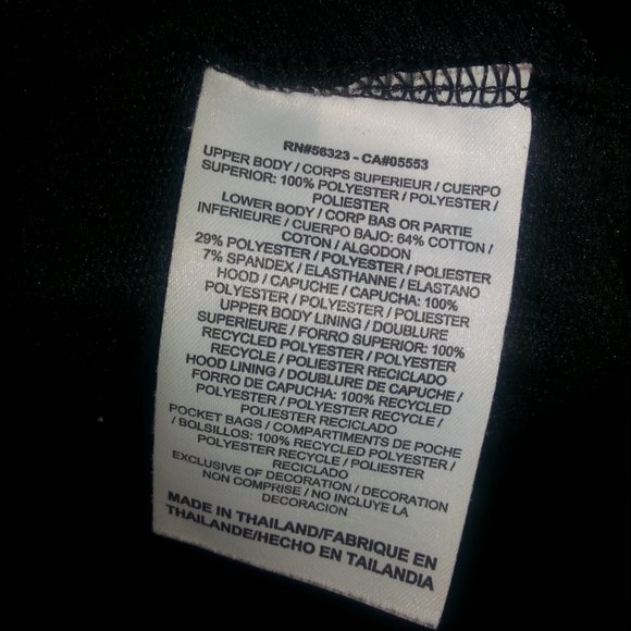 Nike Jacket Windrbreaker  Running Dri Fit Hooded Women's Small Black Blue - Picture 12 of 12